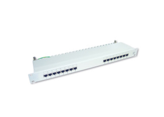 19&#039;&#039; Panel T+T, 16x RJ45, STP, 1HE