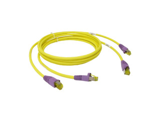 Messkabelsatz RJ45 für RJ45, 500 MHz. Kat.6A